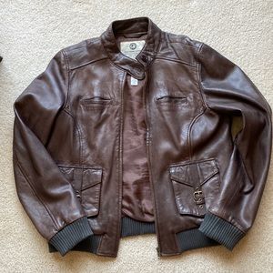 Lucky Brand Women’s leather jacket XL